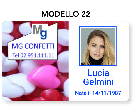 tesserini di riconoscimento on-line