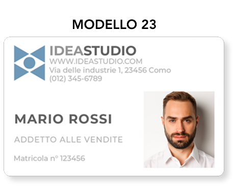 tesserini di riconoscimento on-line